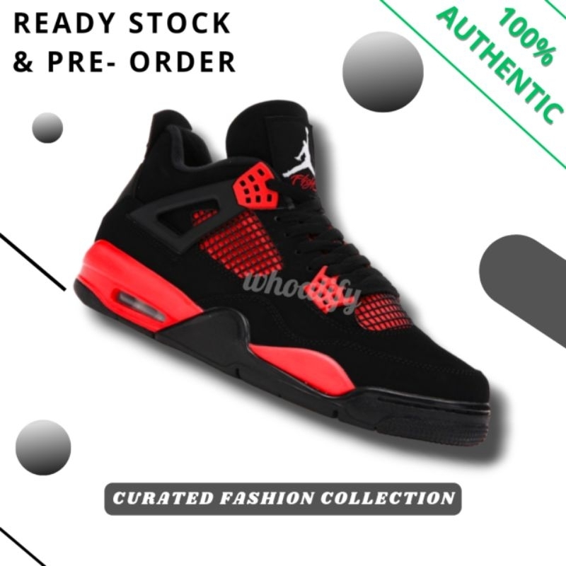 Nike Air Jordan 4 Retro Red Thunder CT8527-016 Original