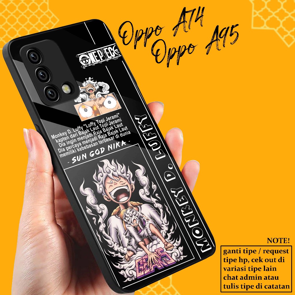 Case Oppo A74 / Oppo A95 - Casing Hp Oppo A74 / A95 - ( ONE PIECE ) - Case Hp - Softcase Hp - Siliko