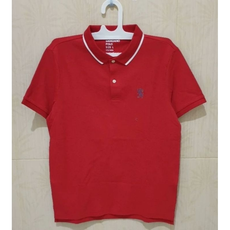 SALE POLO SHIRT GIORDANO - Giordano Men's Small Lion Polo