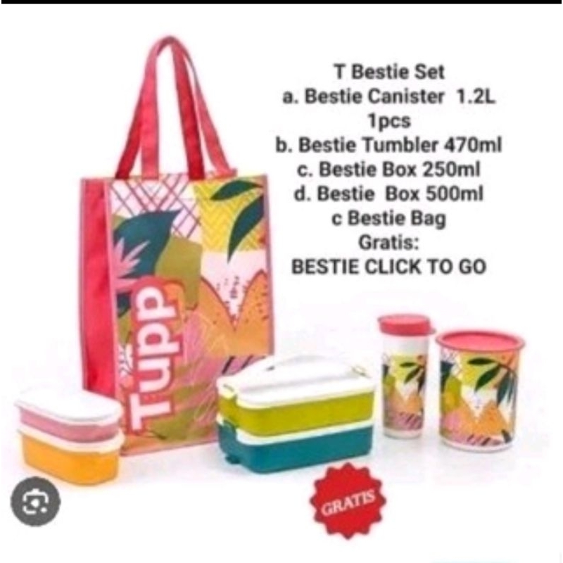 T BESTie set Tupperware