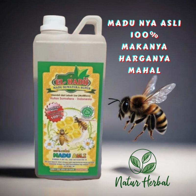 

MADU HUTAN RIAU EL HADI 1 KG - MADU ASLI 100% MADU EL-HADII