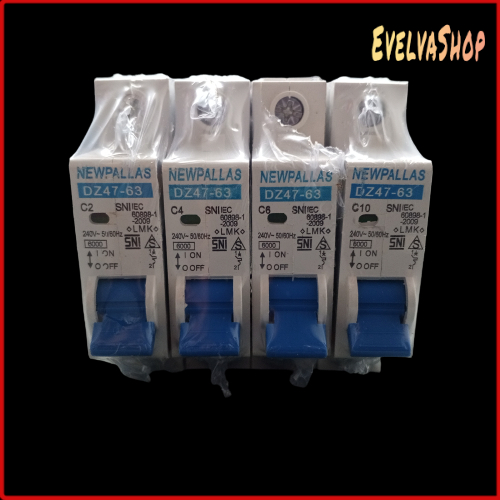 MCB New Pallas 2A, 4A, 6A, 10A MCB Listrik Murah