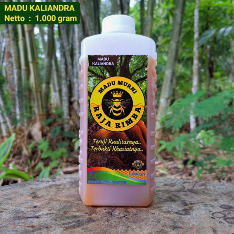 

MADU PREMIUM 100% Tampa campuran nektar bunga Kaliandra dari produk RAJA RIMBA netto 1 kg