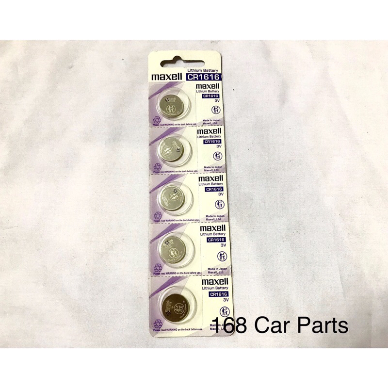 Baterai Battery Alarm Remote Mobil CR 1616 Maxell