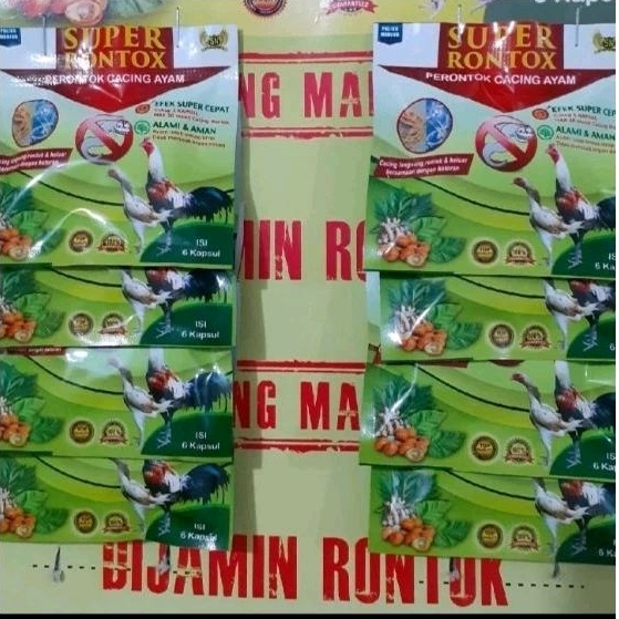 SUPER RONTOX AMPUH DALAM MEMBASMI CACING AYAM OBAT CACING AYAM BEBEK ITUK