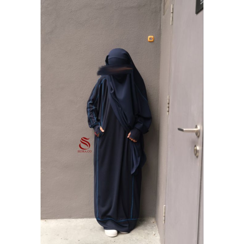 SIAP KIRIM  OVERDECK ABAYA BY SIDRA CO | SWABAYA | SIDRA | KNIT |