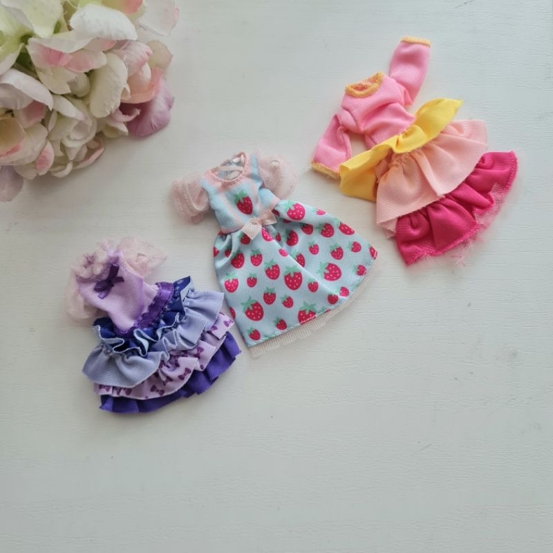 Baju Boneka Kuu Kuu Harajuku Mattel fit Barbie Chelsea