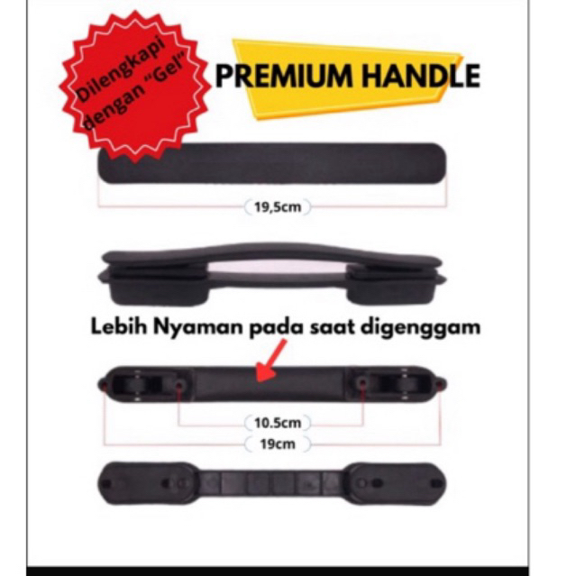 Handle Koper Lojel Bagasi Premium 19,5cm