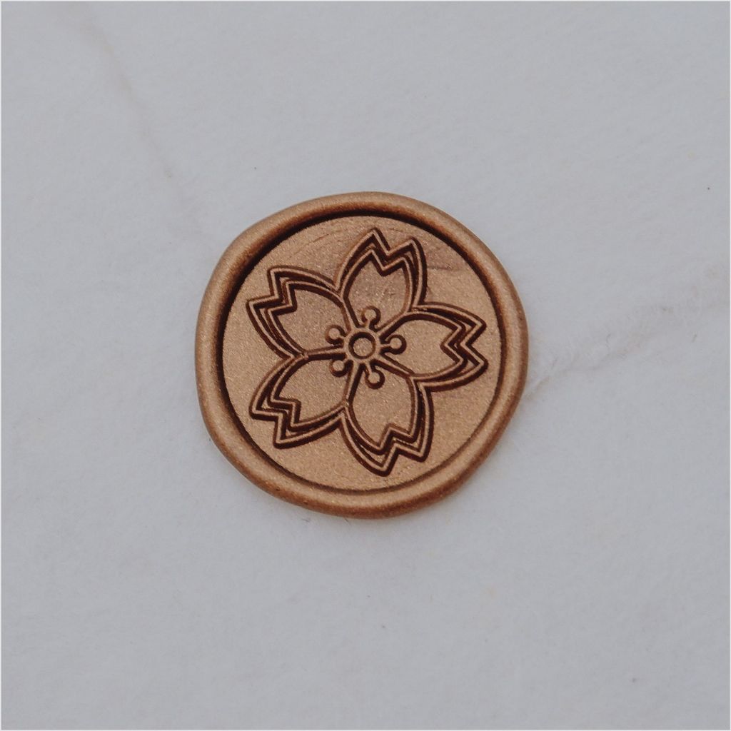 

Sakura Wax Seal Wax Coin siap pakai / lilin segel undangan / hiasan souvenir