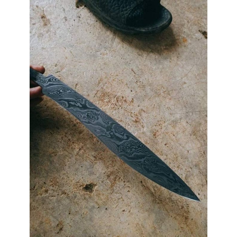 pamor Damascus asli tempa