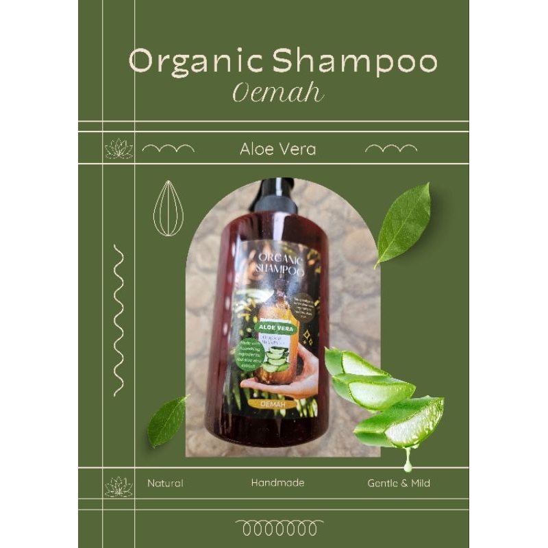 Oemah - Organic Shampoo Aloe Vera / Extract Lidah Buaya Asli