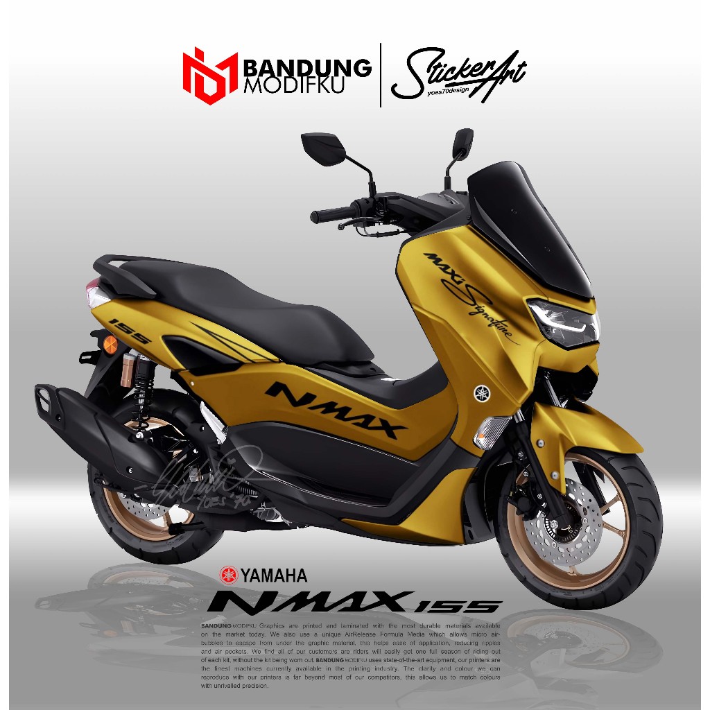STICKER MOTOR NMAX NEW - MOTIF G - DECAL NMAX 2020 2021 2022 NEW - STIKER FULL  NMAX 2020 2021 2022