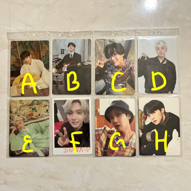 MINI PHOTOCARD MPC SPC BTS PTD LYS ARMY BOMB MEMBERSHIP