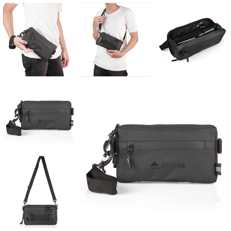 Tas Selempang Original Bergaransi 491 zas Multifungsi Tas Wanita Tas Pria Tas Kulit Tas Fashion Tas 