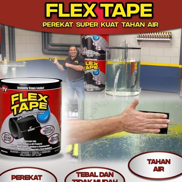 LAKBAN FLEX TAPE 10CM SERBAGUNA LEM PEREKAT MENEMPEL