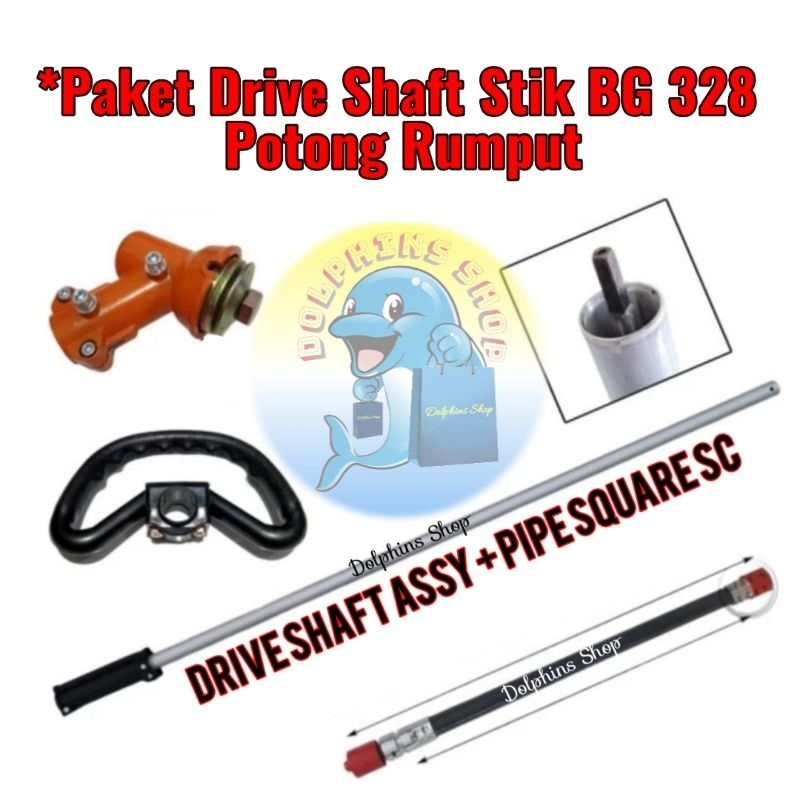 STIK PIPA MESIN POTONG RUMPUT BG328 Model KOTAK / DRIVE SHAFT ASSY