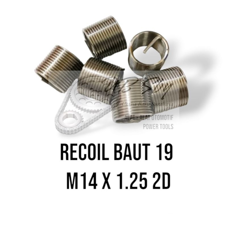 Mata Recoil Baut 19 M14 x 1.25 2D