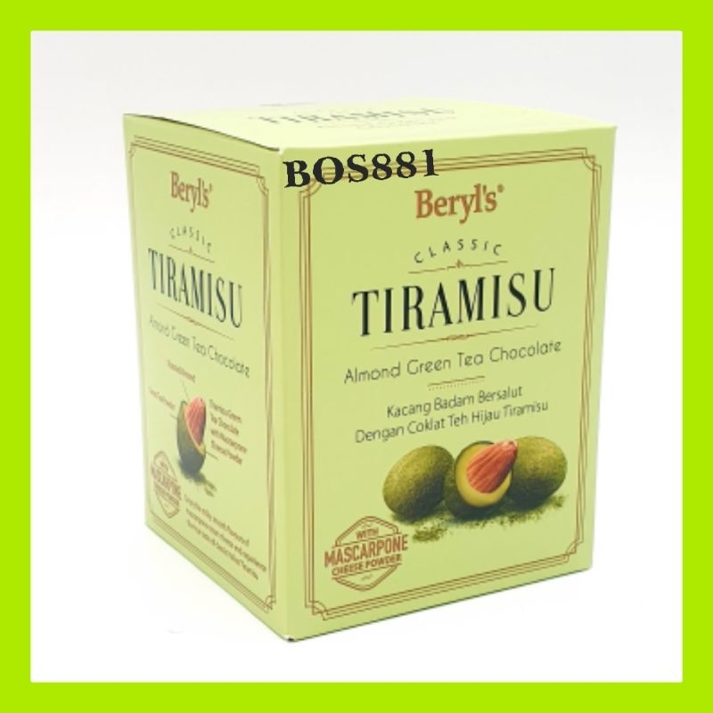 

Beryl's Tiramisu Almond Green Tea Chocolate 100g