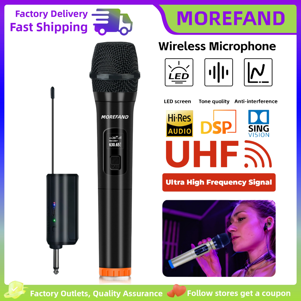 Microphone Wireless  Mikrofon mic wireless  mikrofon  profesional mikrofon uhf mikrofon