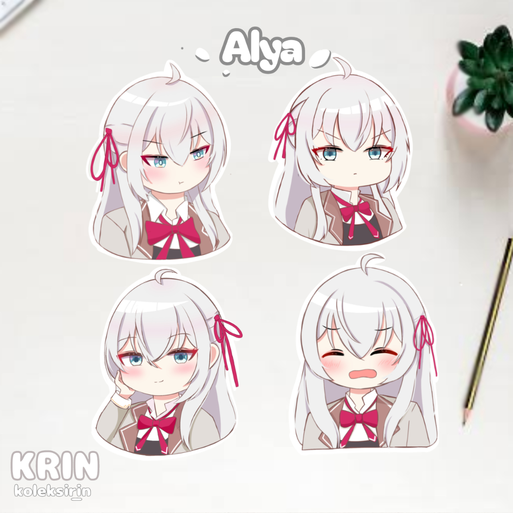 

stiker anime Alya Sometimes Hides Her Feelings in Russian