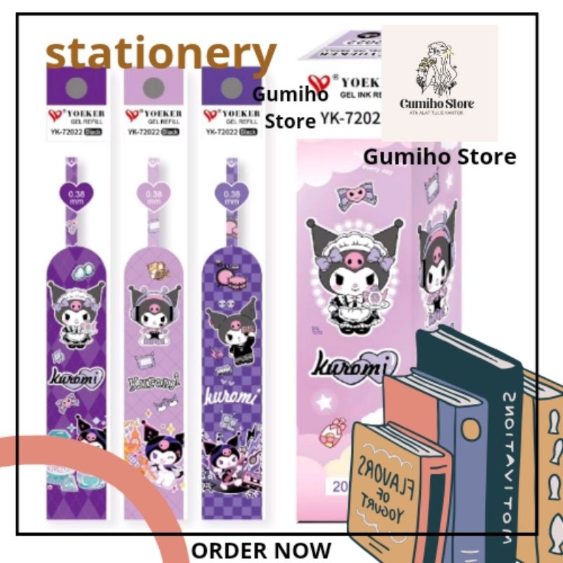 

REFILL PULPEN ISI ULANG ERASABLE PEN ISI ULANG PULPEN GEL ISI 20 PCS