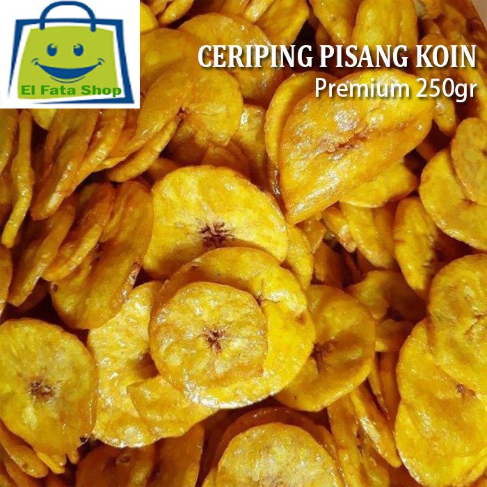 

Keripik Pisang Ceriping Pisang Koin Premium 500gr