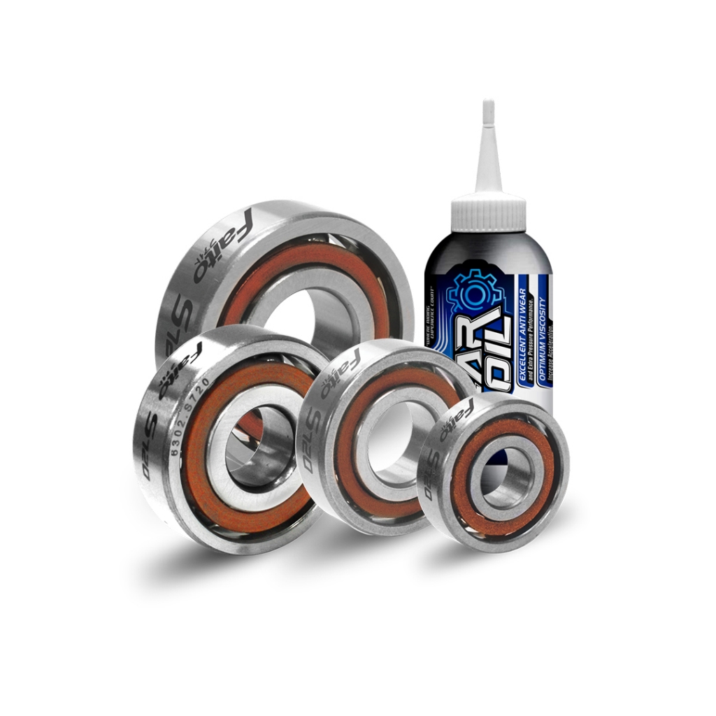 Faito Bearing Set Gardan Matik S720 + Gear Oil Beat Karbu / Beat Fi / Beat Deluxe / Genio / Scoopy K