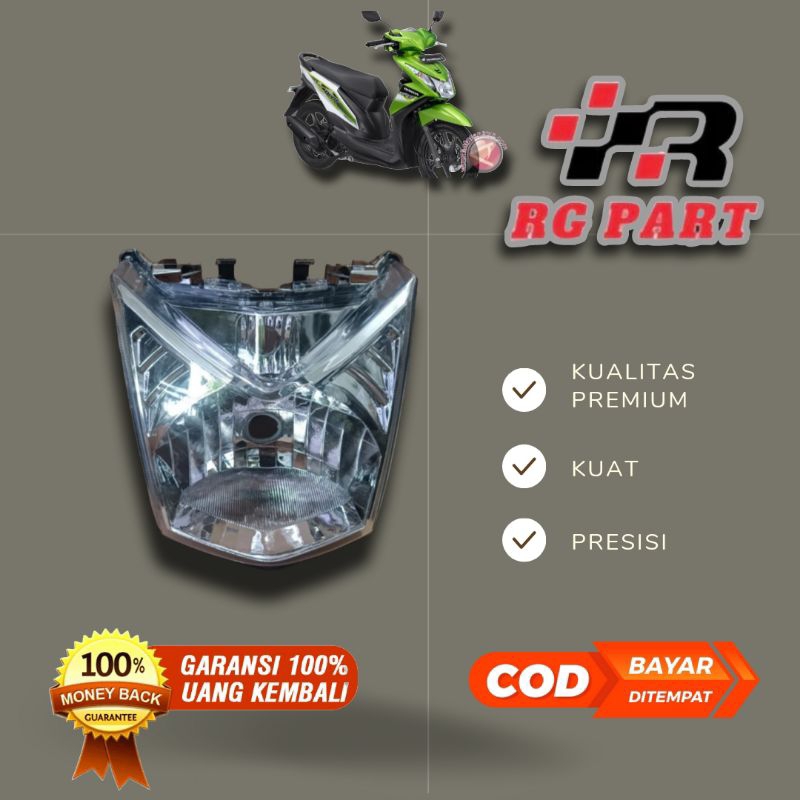 Reflektor Lampu Depan Beat fi 2013 2016