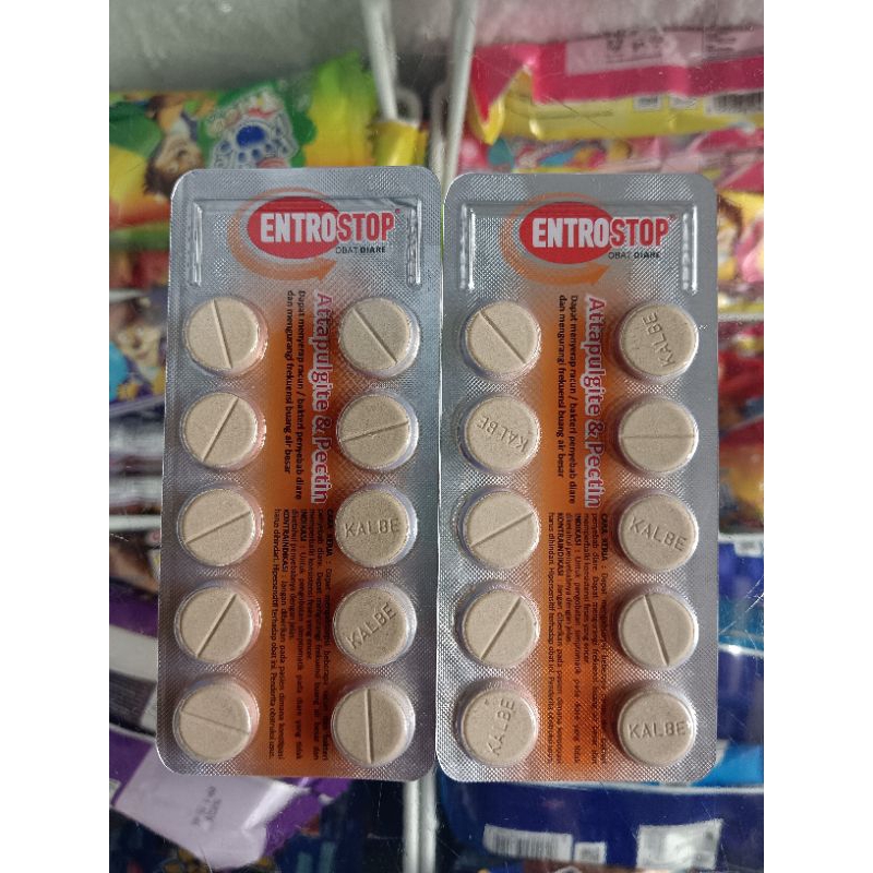 Obat Diare Entrostop Dewasa 1 Strip
