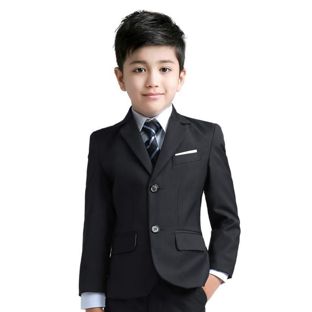 Jas Anak Laki Laki 2-3 Tahun Formal Slimfit Premium Blazer Cowok Hitam Korean Style Elegan Modern Ke