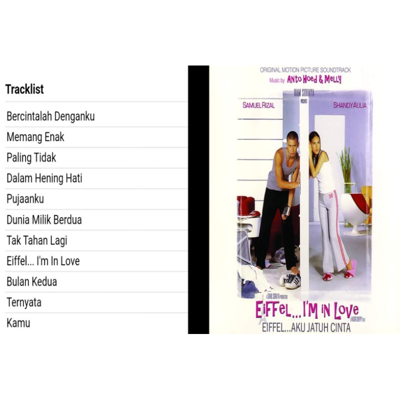 melly goeslaw cd album eiffel i'm in love 2003