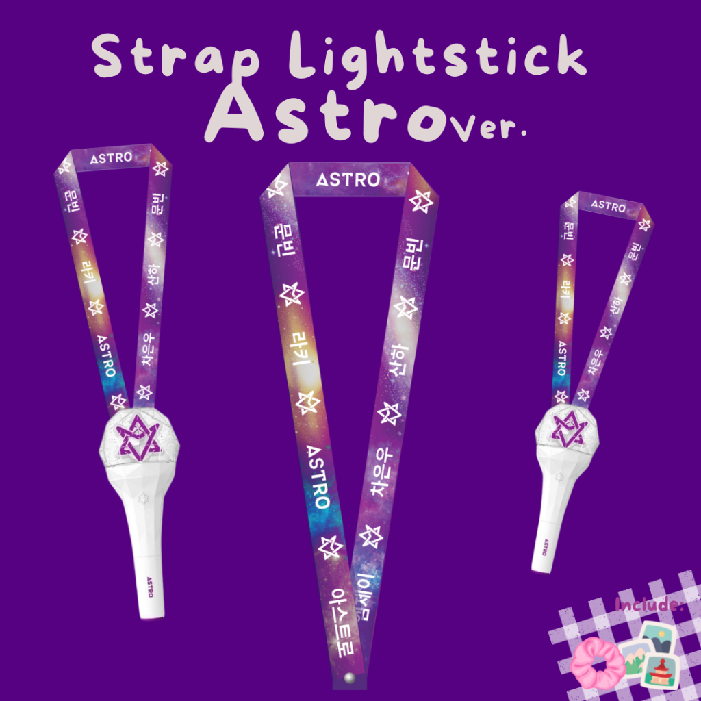 STRAP LIGHTSTICK ASTRO ver / Robong / Dekorasi Aksesoris 2in1 strap tas