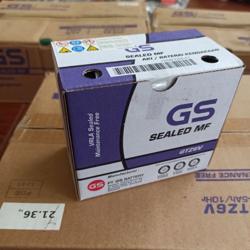 Aki motor GS Astra GTZ6V Original