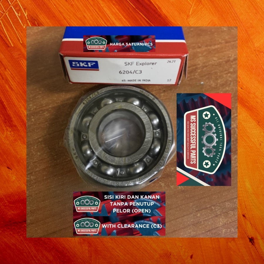 BEARING KRUK AS MOTOR 6204 C3 SKF 6204C3