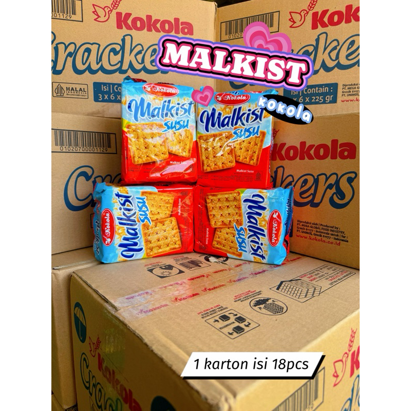 

❤️ SNACK LARIS ❤️ MALKIST CRACKER SUSU KOKOLA ( ECER PERPCS )