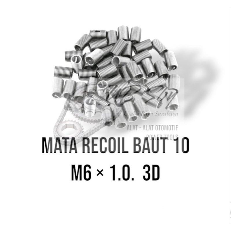 Mata Recoil Baut 10 m6×1.0 3D