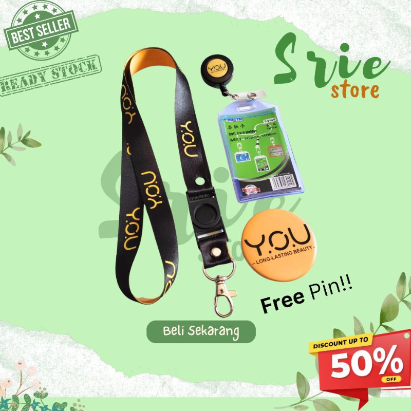 

TALI LANYARD YOU | TALI ID CARD Y.O.U | TALI KALUNG YOU COSMETICS | GANTUNGAN YOU | GROSIR MURAH | STOK READY |