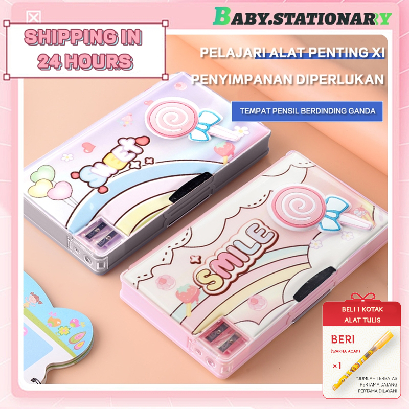 

Tempat Pensil Anak 3D / Pengatur Pola Tempat Pensil Multi Fungsi / Tempat Pensil Lollipop / Dengan Kapasitas Rautan