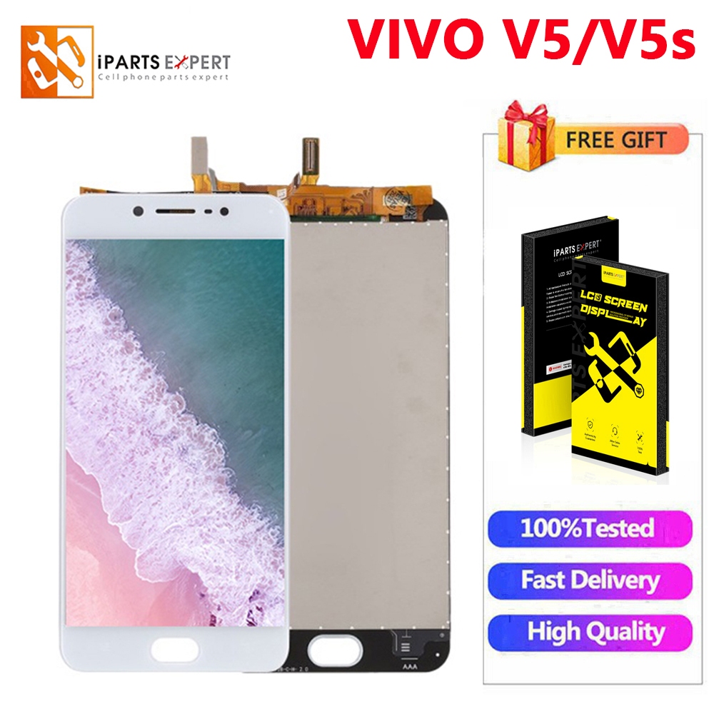 IPARTSEXPERT LCD Asli untuk Vivo V5 LCD Vivo V5s 1601 Bagian Pengganti Layar Sentuh Tampilan LCD unt