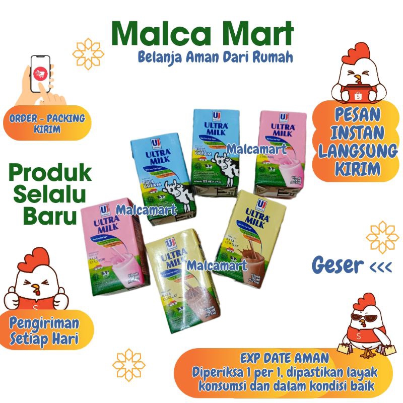 

Ultramilk 125 ml. Susu UHT Ultramilk 125 ml