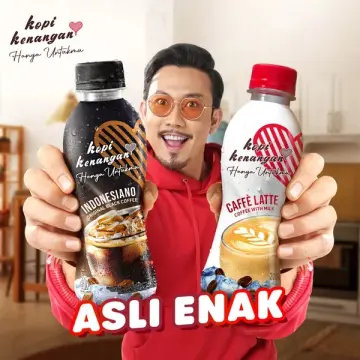 

Kopi Kenangan 220 ml Hanya Untukmu Minuman Kopi Botol Caffe Latte - Indonesiano Original Black Coffee