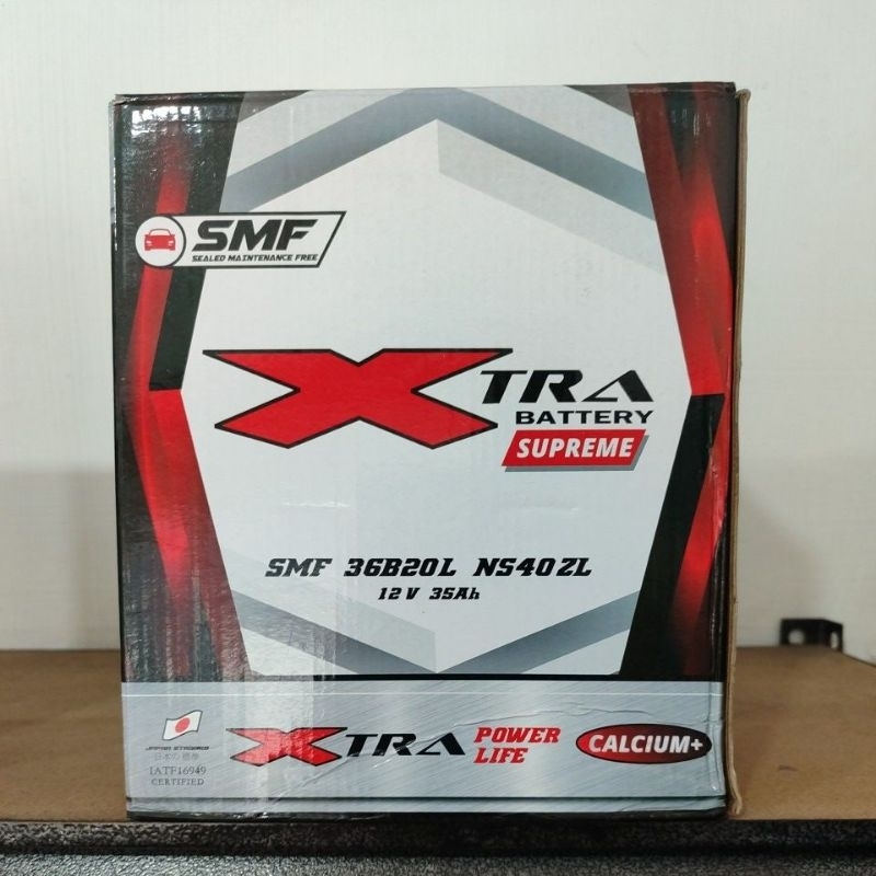 Xtra Supreme MF NS40ZL Agya Ayla Jazz Brio Freed Sirion Picanto