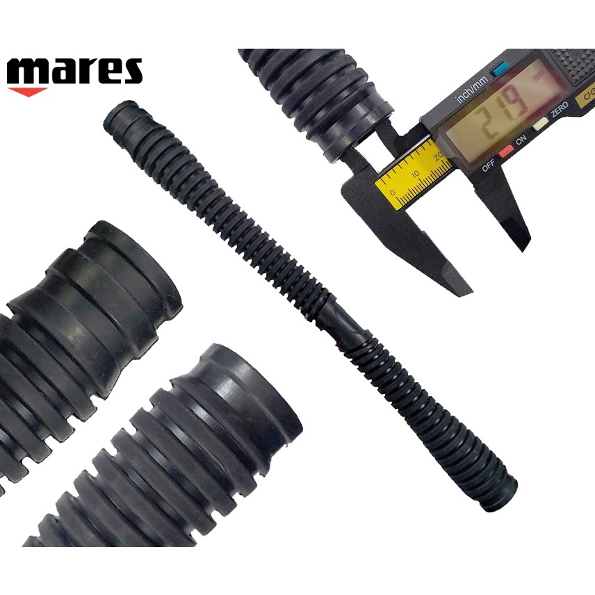 Selang Scuba Diving Corrugated Hose BCD Mares Rubber Round 47201180