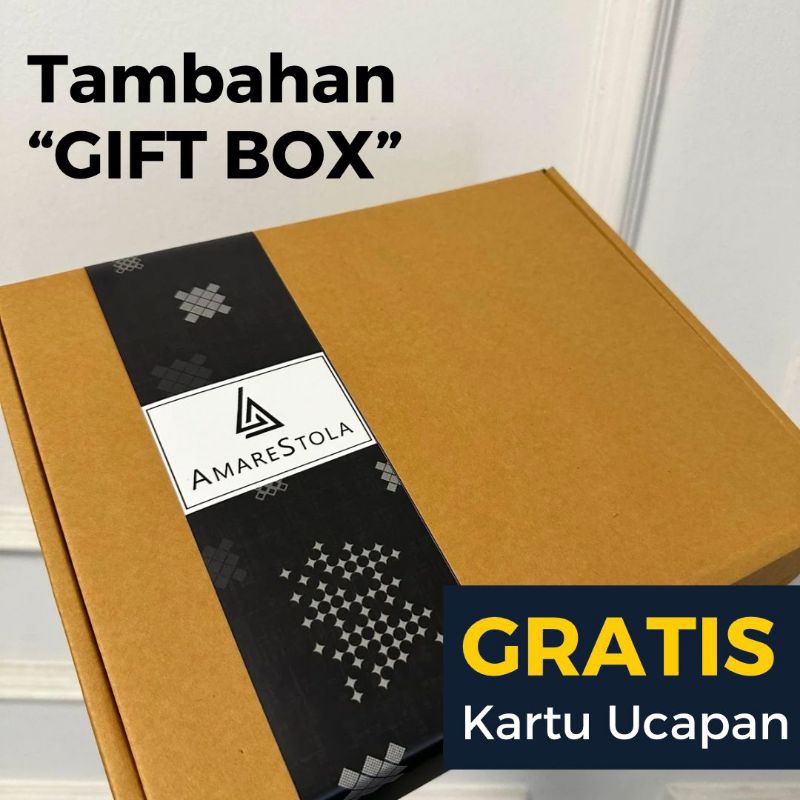 

Tambahan GIFT BOX, GRATIS kartu ucapan