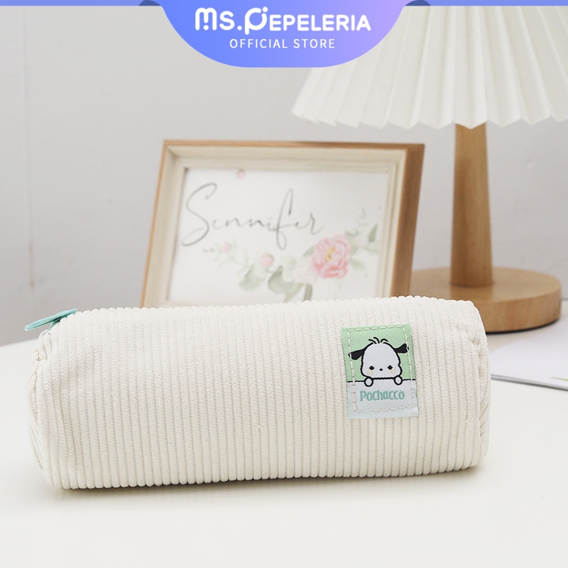 

kotak pensil/Pouch Lucu/Tempat pensil anjing Pacha tempat pensil siswa sekolah dasar gaya Jepang kotak alat tulis warna solid tempat pensil-Ms.Pepeleria