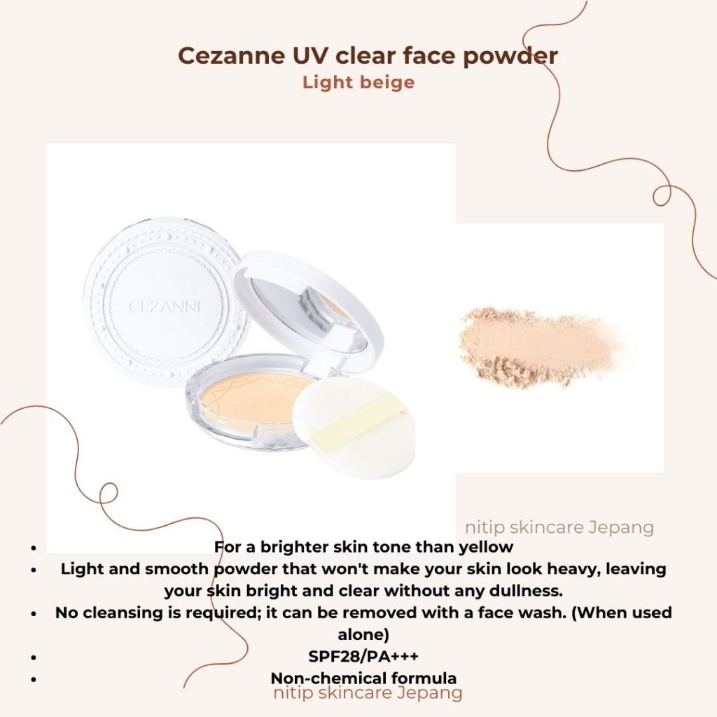 cezanne UV clear face powder original cezanne japan