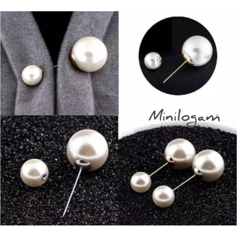 tuspin hijab/jilbab, peniti , bross kecil