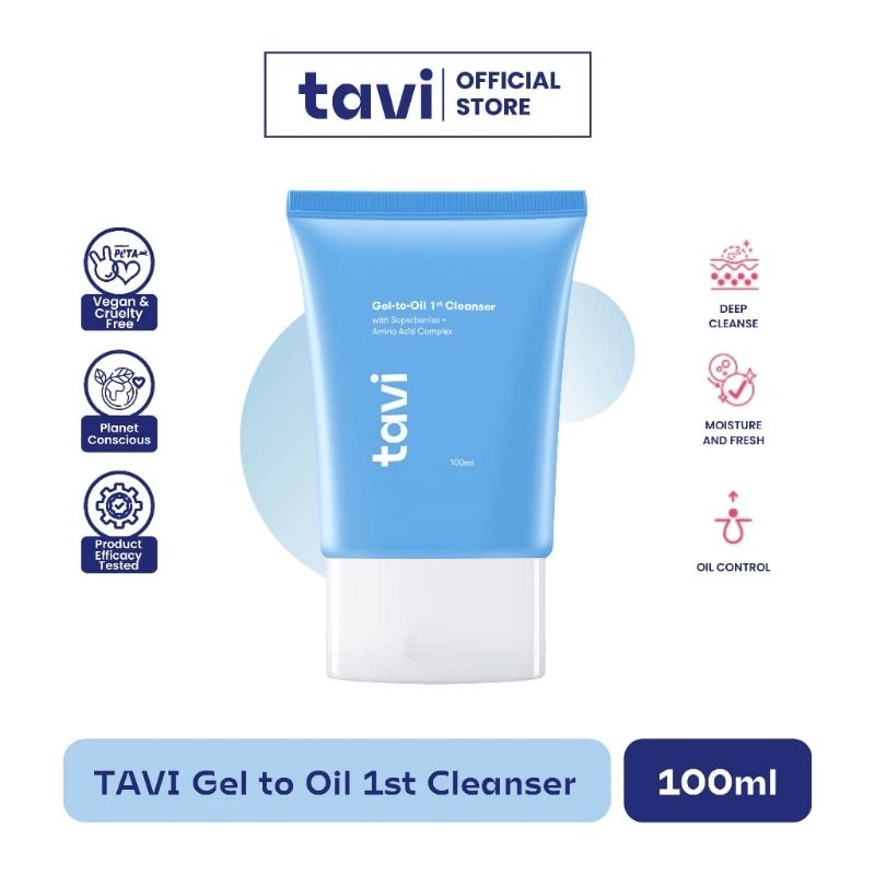TAVI Gel to Oil 1st Cleanser