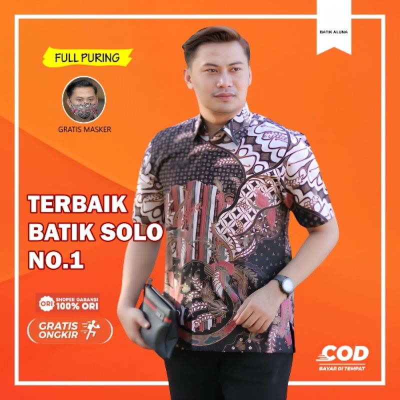 Batik Aluna Kemeja Lengan Pendek PK 009