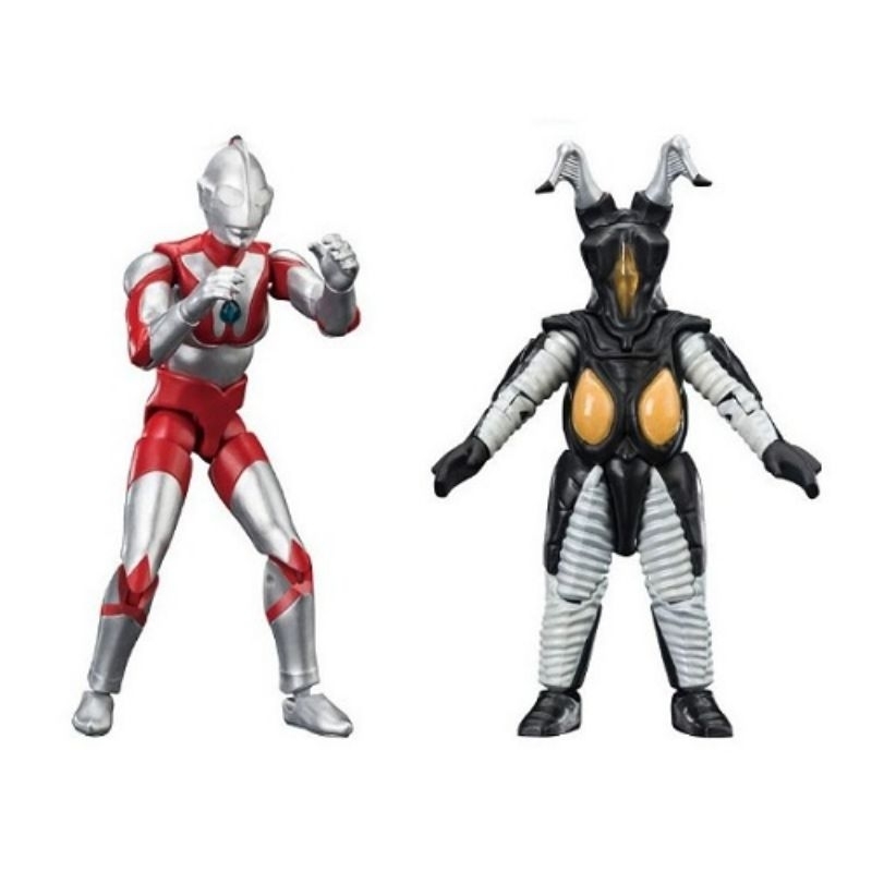 Shodo Ultraman VS (1. Ultraman) , (2. Zetton) by Bandai